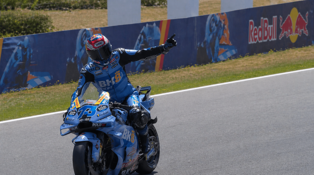 Álex Márquez celebra su victoria en MotoGP Jerez 2026 tras dominar la carrera