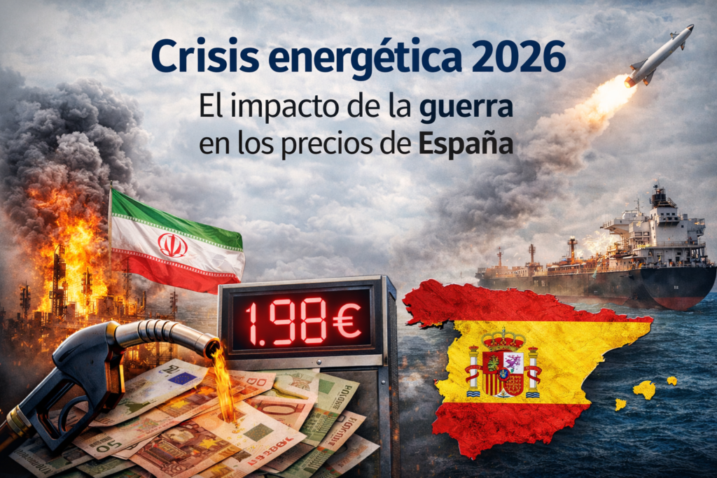 Crisis energética 2026 por la guerra: impacto en precios de gasolina y energía en España