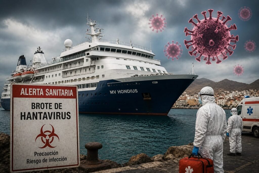 crucero con hantavirus Canarias MV Hondius con alerta sanitaria y personal protegido