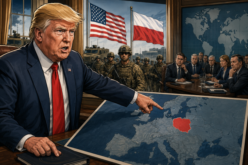 Donald Trump anuncia el despliegue de soldados estadounidenses en Polonia durante una reunión estratégica sobre la OTAN