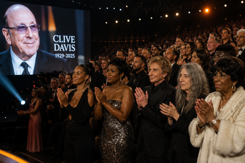 Homenaje al productor Clive Davis