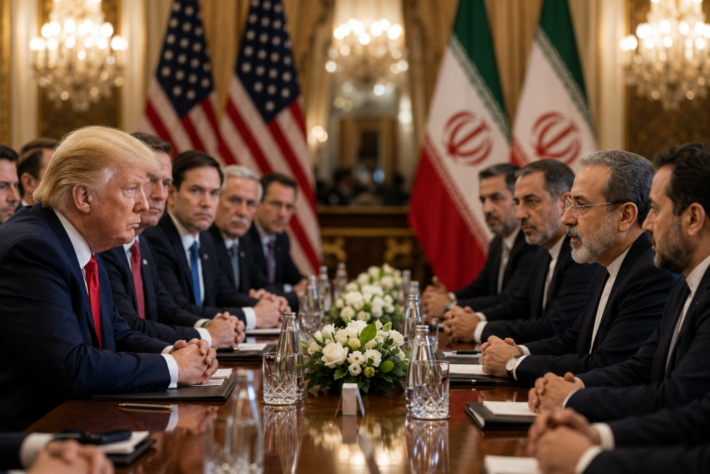 acuerdo de paz Trump Irán durante negociaciones internacionales