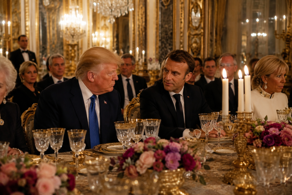 cena-estado-trump-macron-versalles