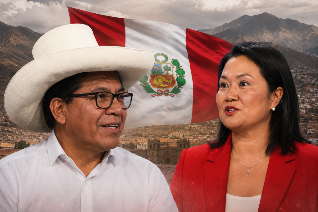 Keiko Fujimori y Roberto Sánchez candidatos a las elecciones presidenciales de Perú 2026