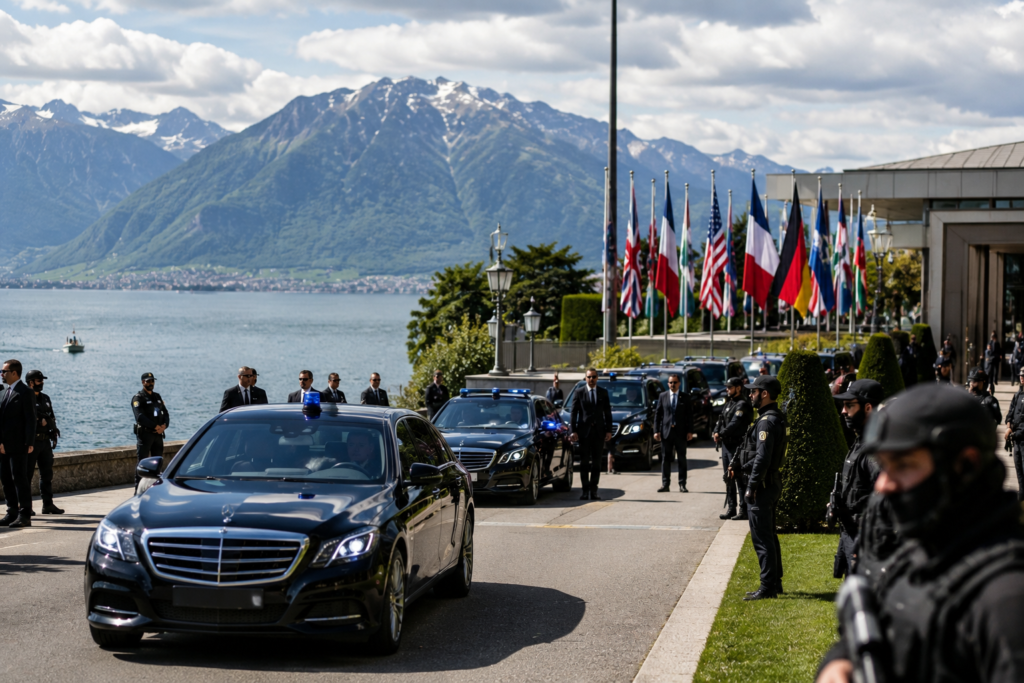 Preparativos de seguridad para la cumbre del G7 entre Francia y Suiza en 2026