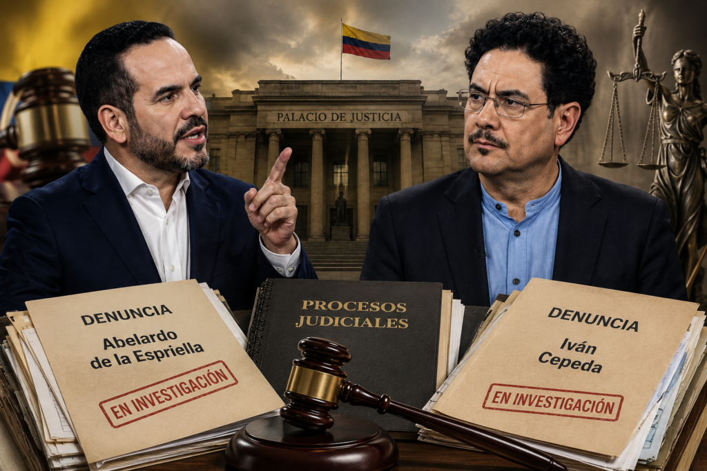 juicios y denuncias en las elecciones de Colombia 2026 entre Abelardo de la Espriella e Iván Cepeda
