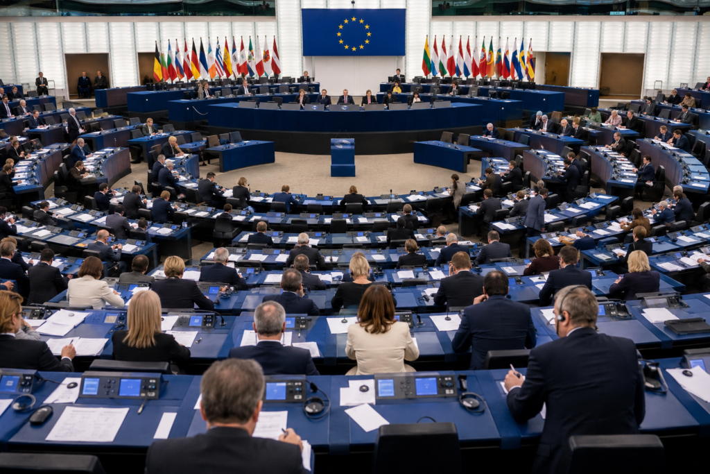 Ley migratoria de la Unión Europea 2026 debatida en Bruselas