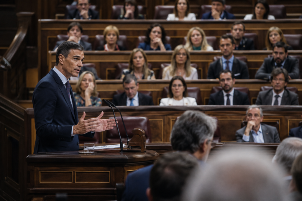 Pedro Sánchez comparece en el Congreso en plena crisis política