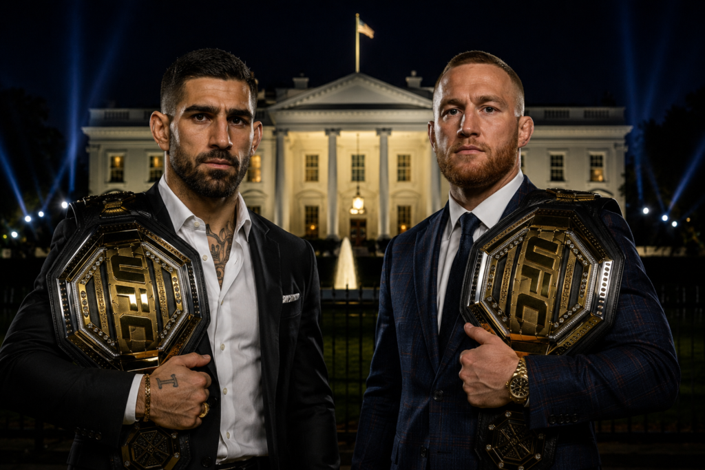 topuria-gaethje-cinturones-casa-blanca-ufc