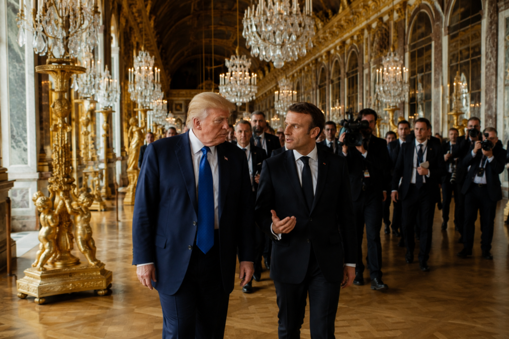 trump-macron-galeria-espejos