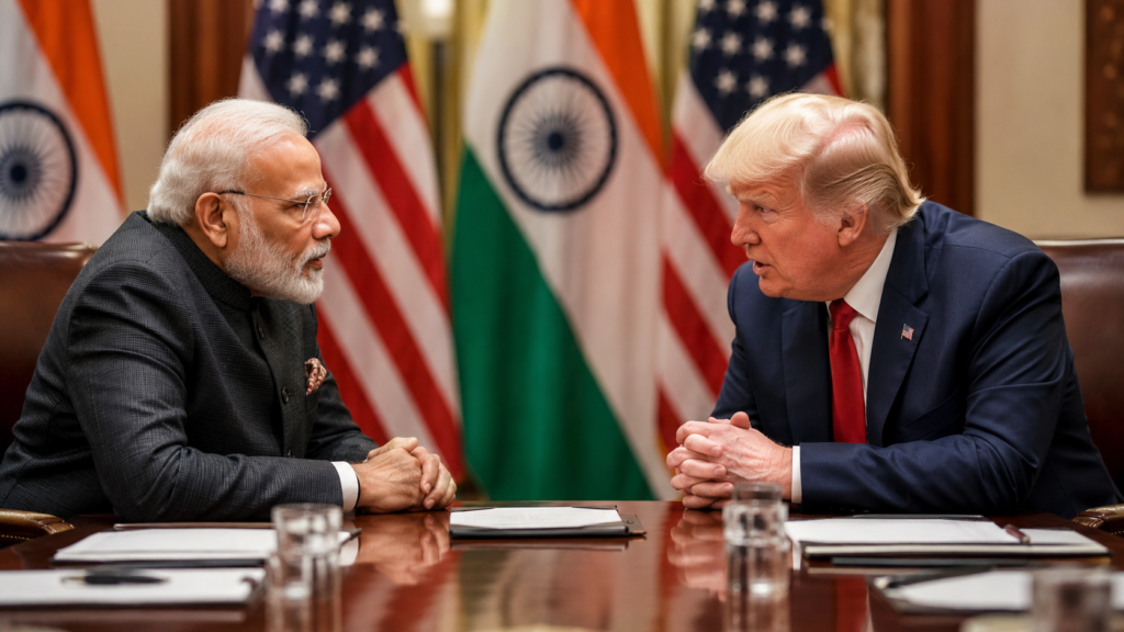 Acuerdo comercial entre India y Estados Unidos negociado por Narendra Modi y Donald Trump