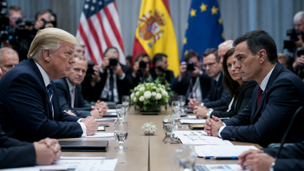 amenaza de Trump a España por el comercio con Estados Unidos y el gasto en defensa