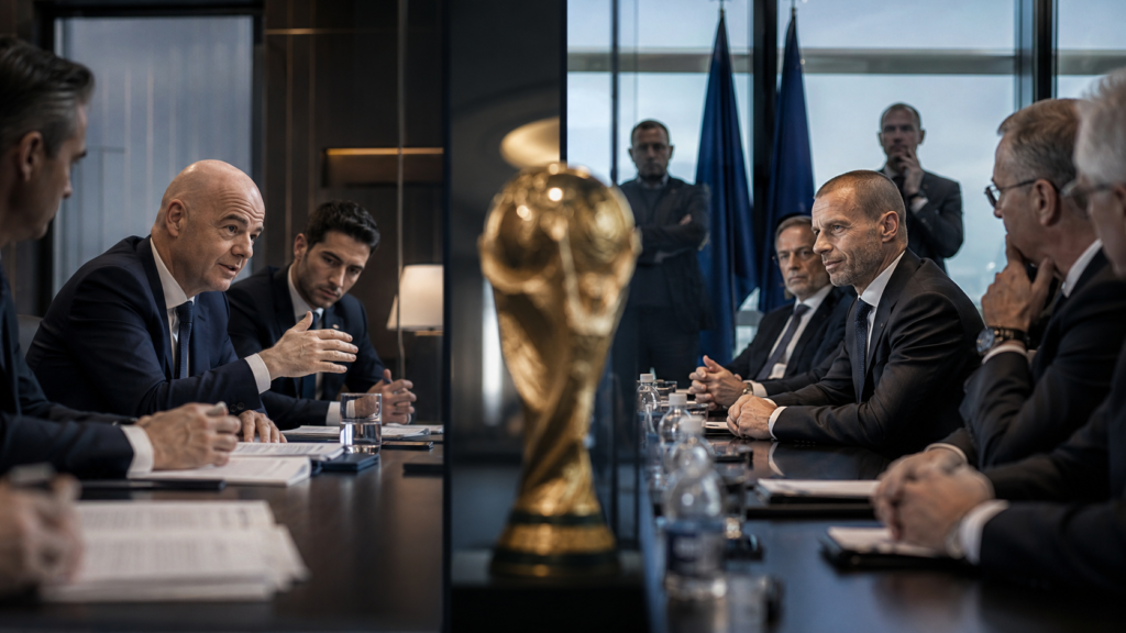 Boicot de la UEFA a la FIFA por la entrada de inversores privados en el Mundial