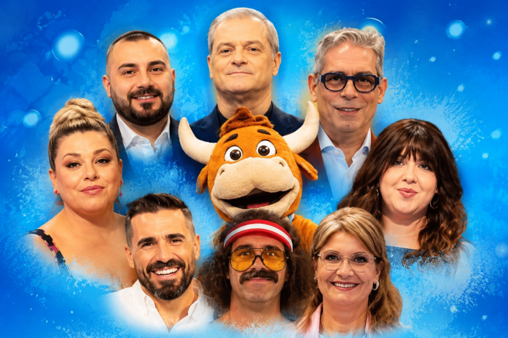 Collage del Grand Prix del Verano 2026 con la Vaquilla en el centro y rostros del equipo del programa