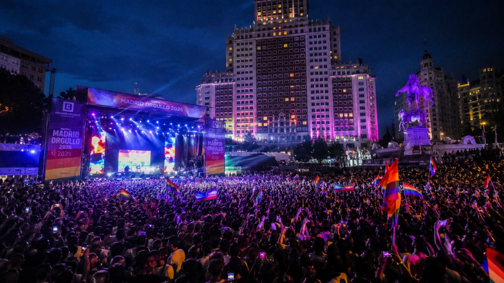 conciertos Orgullo Madrid 2026 con miles de asistentes