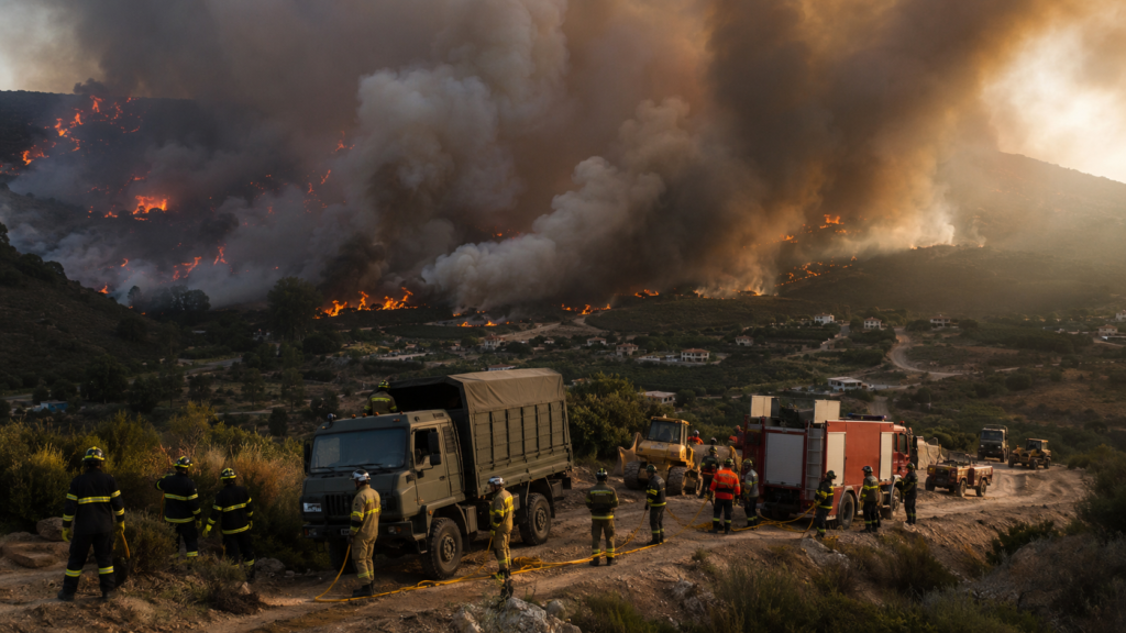 Emergencia nacional en Madrid y Ávila por los incendios forestales