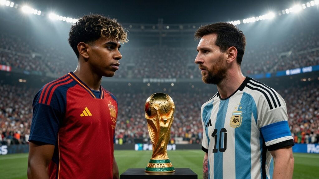 España Argentina final Mundial 2026 con Lamine Yamal y Lionel Messi