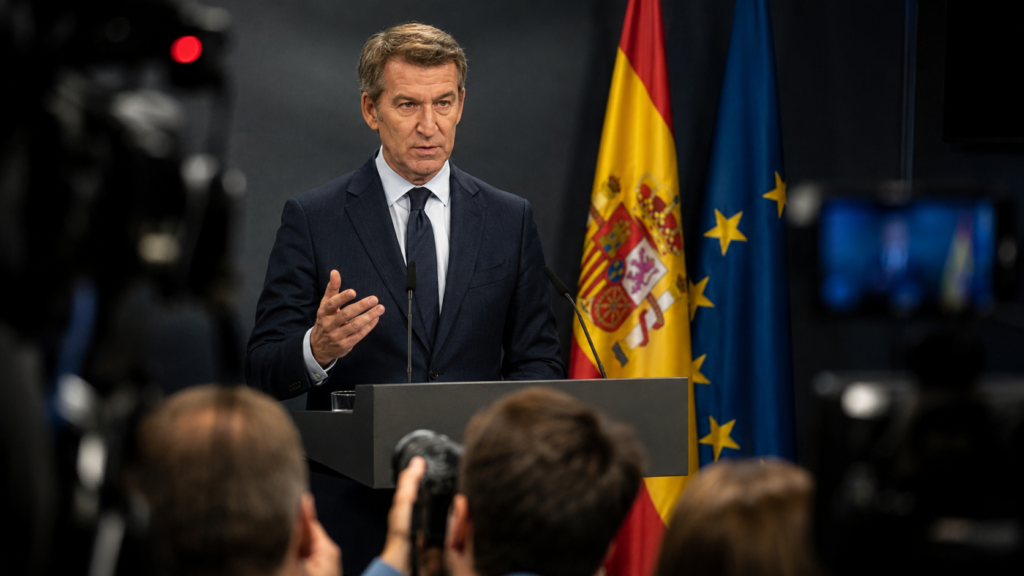 Feijóo activa la cuenta atrás contra Sánchez durante su balance del curso político