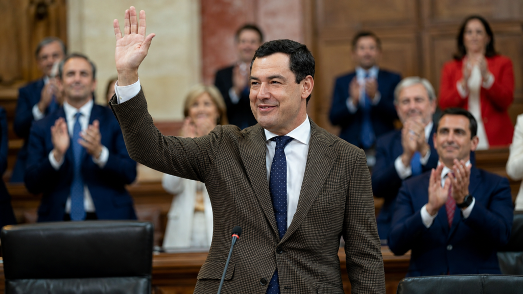 investidura de Juanma Moreno en el Parlamento de Andalucía