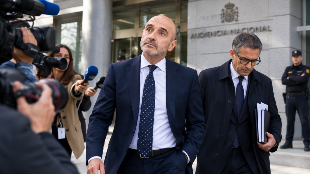 Julio Martínez llega a la Audiencia Nacional para declarar por el caso Plus Ultra