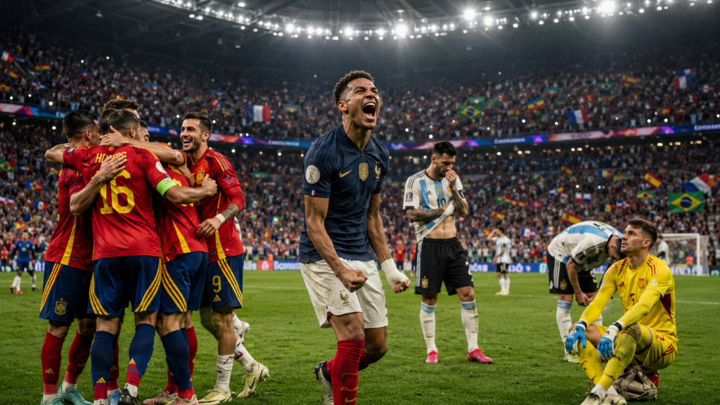 resumen Mundial 2026 con España Portugal Paraguay y Marruecos en octavos