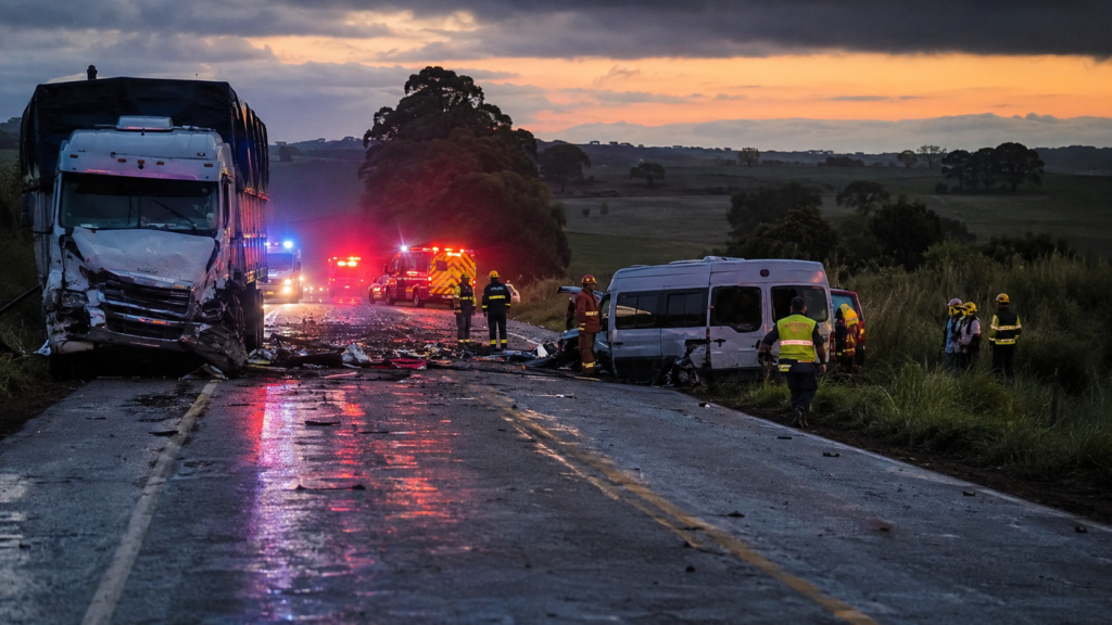 Accidente en Brasil en la BR-373 de Paraná con 23 muertos