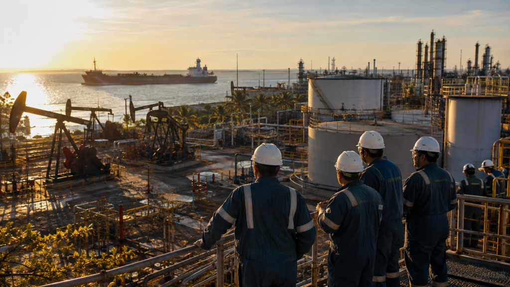 Acuerdo petrolero Venezuela Estados Unidos sobre 17 campos petroleros venezolanos