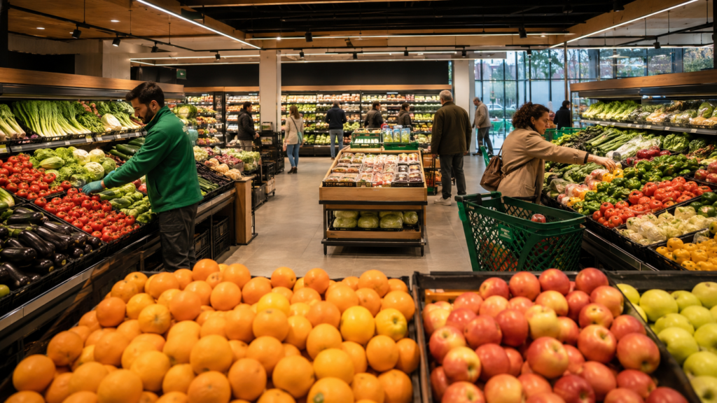 Tienda 9 de Mercadona con nuevos espacios para productos frescos y refrigerados