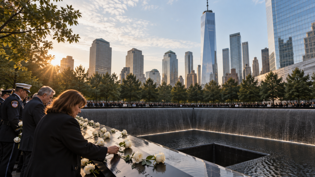25 aniversario del 11-S en el Memorial de Nueva York en 2026