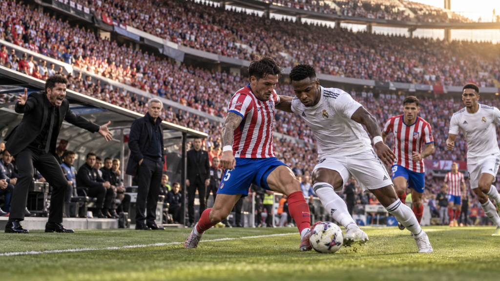 Atlético de Madrid vs Real Madrid en el derbi de LaLiga 2026