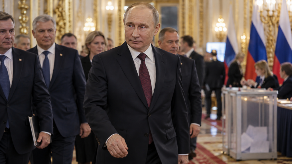 Vladímir Putin tras las elecciones legislativas de Rusia 2026 ganadas por Rusia Unida