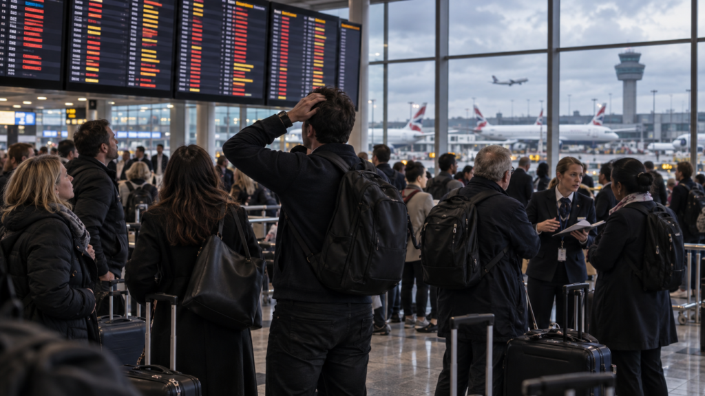 Fallo control aéreo Reino Unido provoca vuelos cancelados en Heathrow