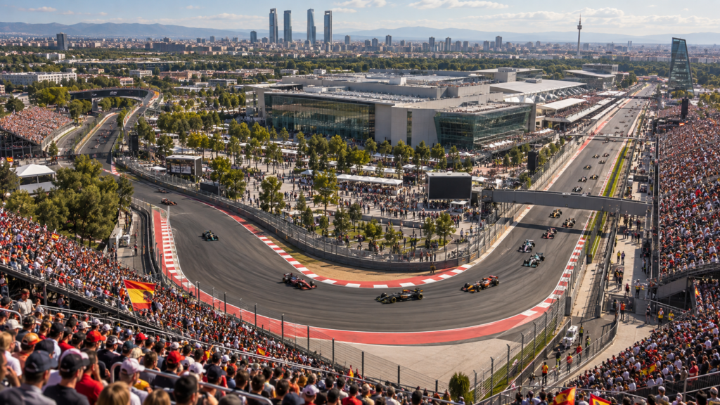 GP de España Fórmula 1 Madrid 2026 en el nuevo circuito Madring