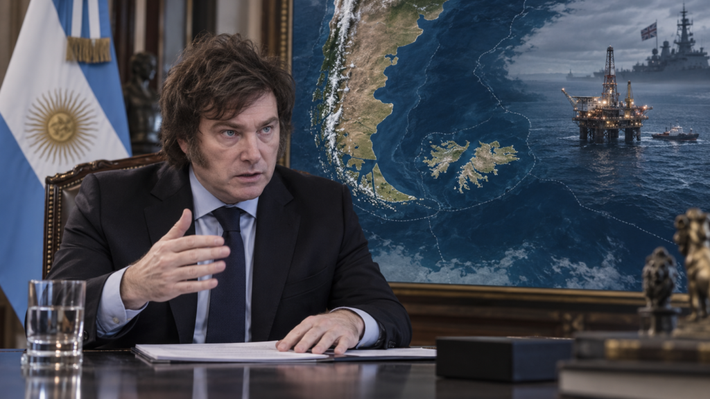 Javier Milei anuncia medidas por el petróleo en Malvinas y el proyecto Sea Lion
