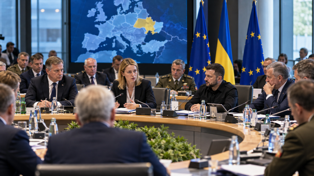 Ministros de Defensa de la UE reunidos en Bruselas para abordar el apoyo militar a Ucrania