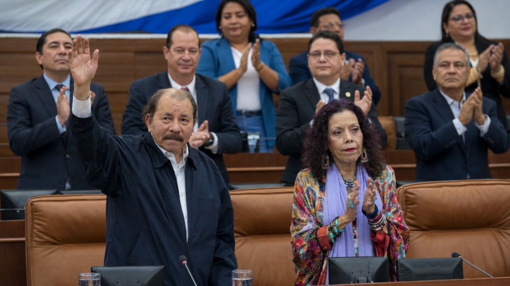Daniel Ortega y Rosario Murillo ante la reforma constitucional de Nicaragua 2026