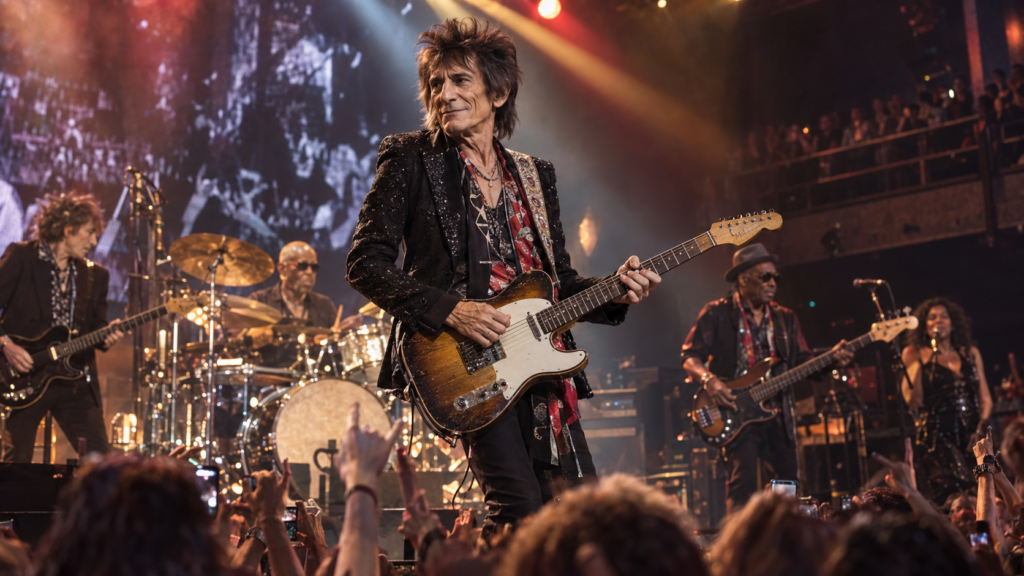 Ronnie Wood Barcelona 2026 durante su concierto en Razzmatazz