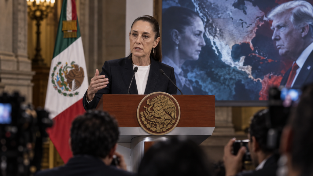 Tensión México Estados Unidos 2026 con Claudia Sheinbaum tras las publicaciones de Donald Trump