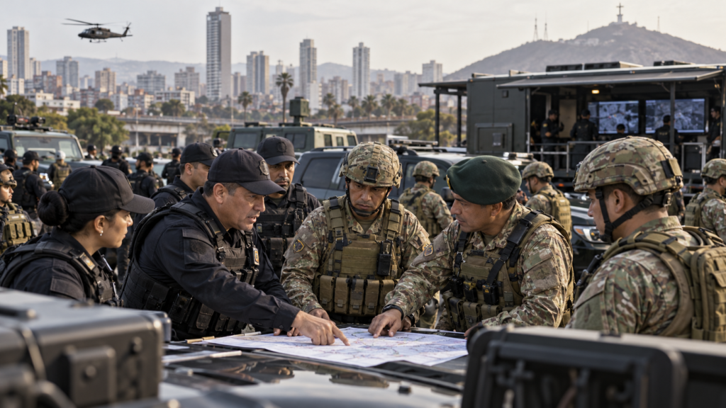 Comando unificado contra la delincuencia en Perú con policías y Fuerzas Armadas