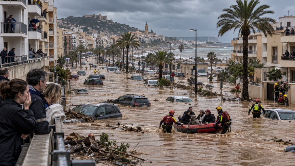DANA Adam en España provoca graves inundaciones en Valencia tras lluvias históricas