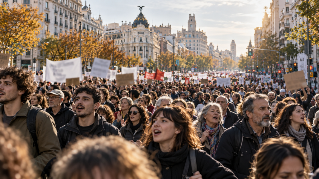 Huelga general 11 de noviembre en España por vivienda y salarios