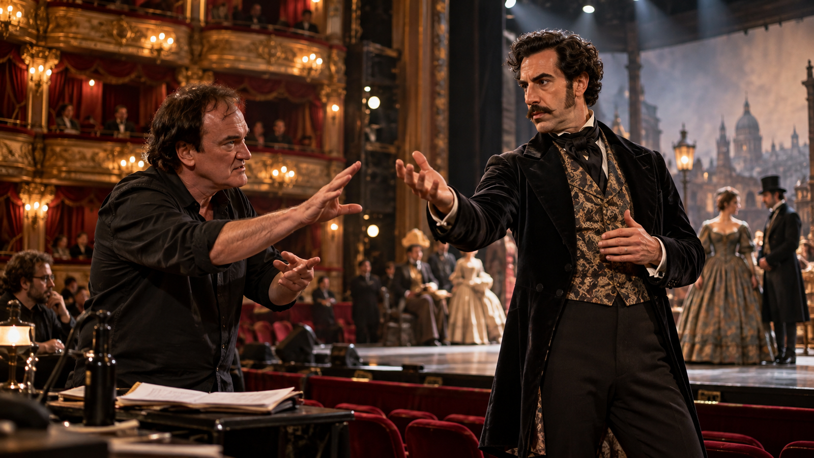 Quentin Tarantino y Sacha Baron Cohen preparan The Popinjay Cavalier en un teatro de Londres