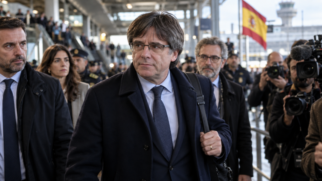 Regreso de Puigdemont a España tras levantarse provisionalmente la orden de detención