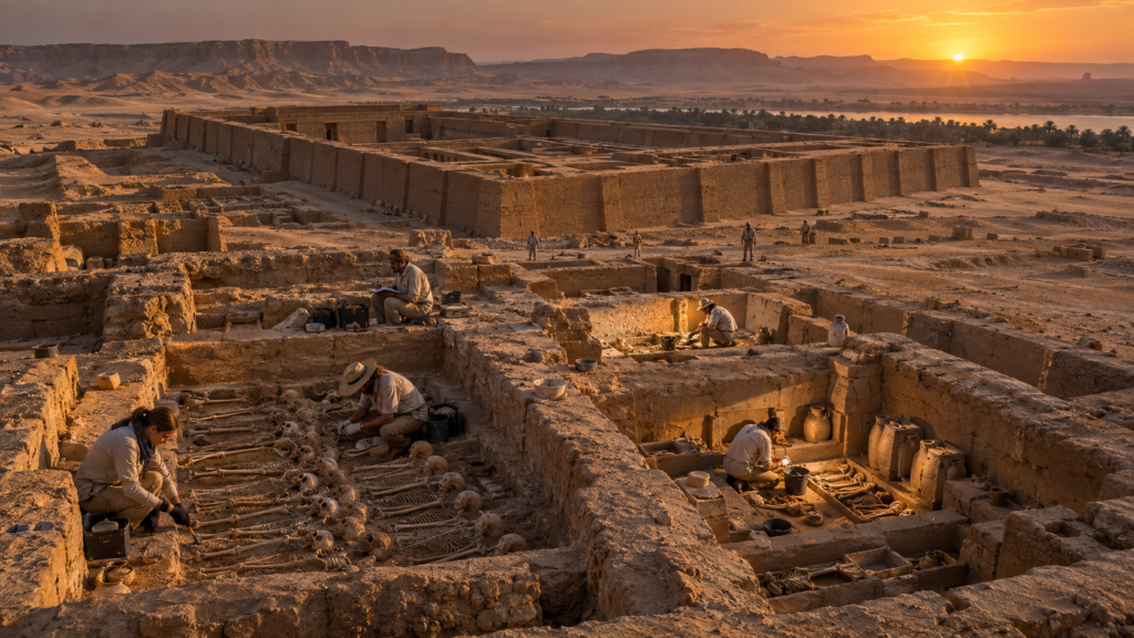 Cementerio de Abydos relacionado con cráneos como nuevas evidencias de sacrificios humanos en el antiguo Egipto
