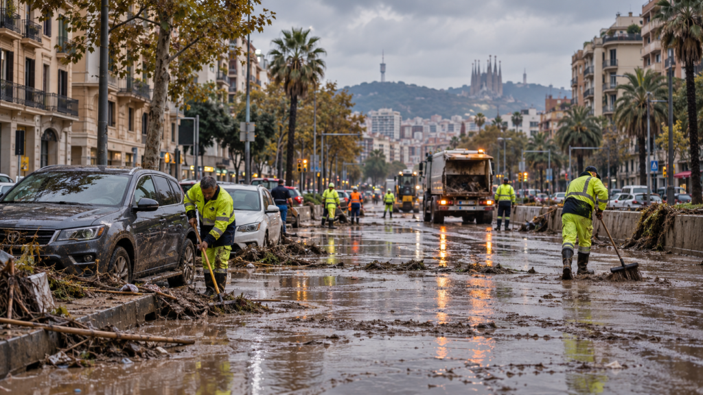 Temporal en Cataluña deja inundaciones y graves daños tras las lluvias torrenciales